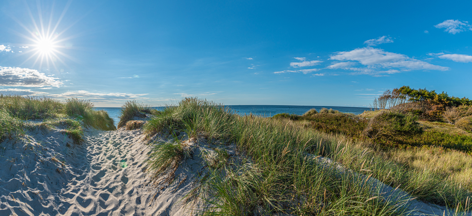 Ostsee-Strandlandschaft bei Wieck a. Darß